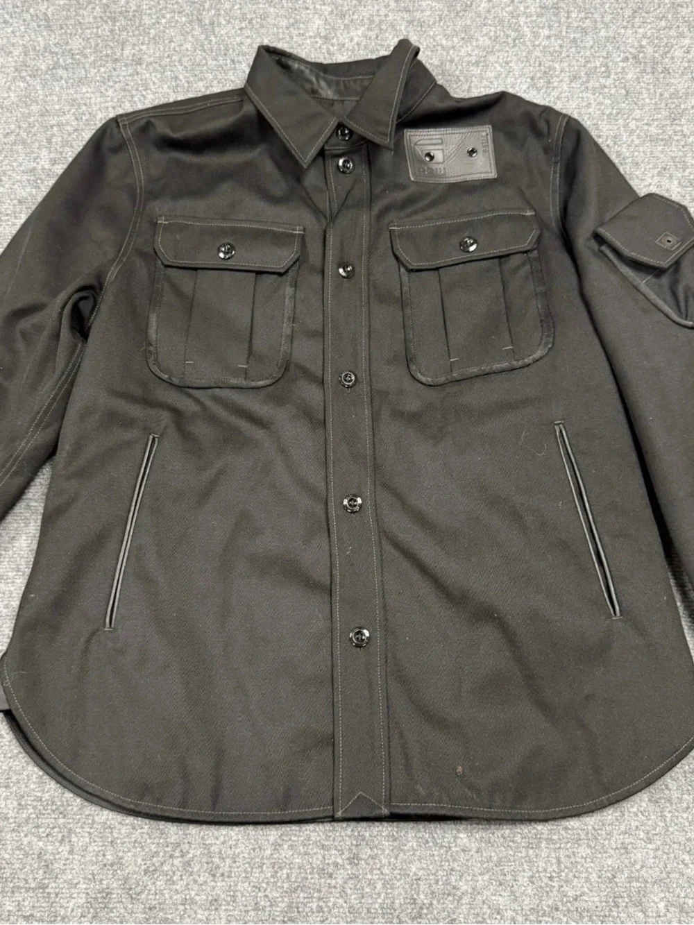 G-Star RAW RF Service Overshirt in Dk Black
